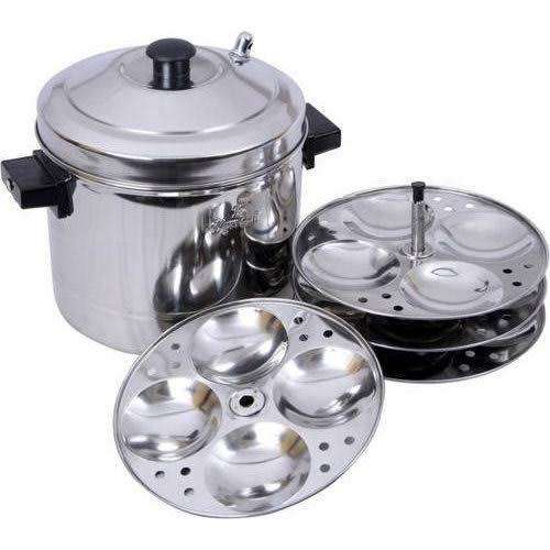 Idly Maker/ Idli pot 4 plate Stainless Steel