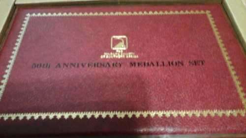 The Wildlife Society of Southern Africa 50th Anniversary Medallion Set - Precious Metal