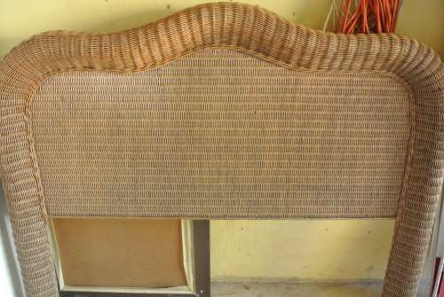 Wicker Headboard for double bed