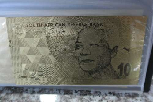 24 carat Nelson Mandela Bank Note Collection limited Edition