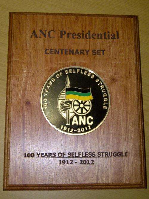 ANC 100 year Centenary 12 ANC Presidents 24K Gold Plated - BID PER MEDALLION IN SET OF 12 MEDALS