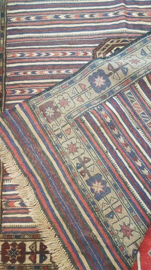 Persian carpet afg timani kelim 190 x 120(with certificate)