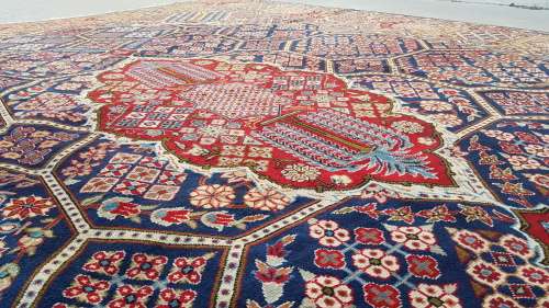 Persian Carpet najafabad 530cm x 340cm hand knotted  (with certificate )