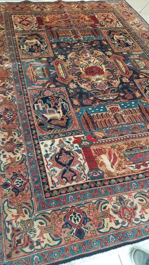 PERSIAN CARPET KASHMAR HISTORICAL DESIGN 3m x 2m HAND KNOTTED (WITH CERTIFICATE)