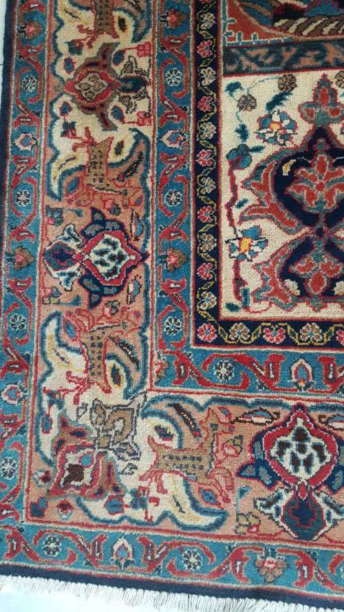 PERSIAN CARPET KASHMAR HISTORICAL DESIGN 3m x 2m HAND KNOTTED (WITH CERTIFICATE)