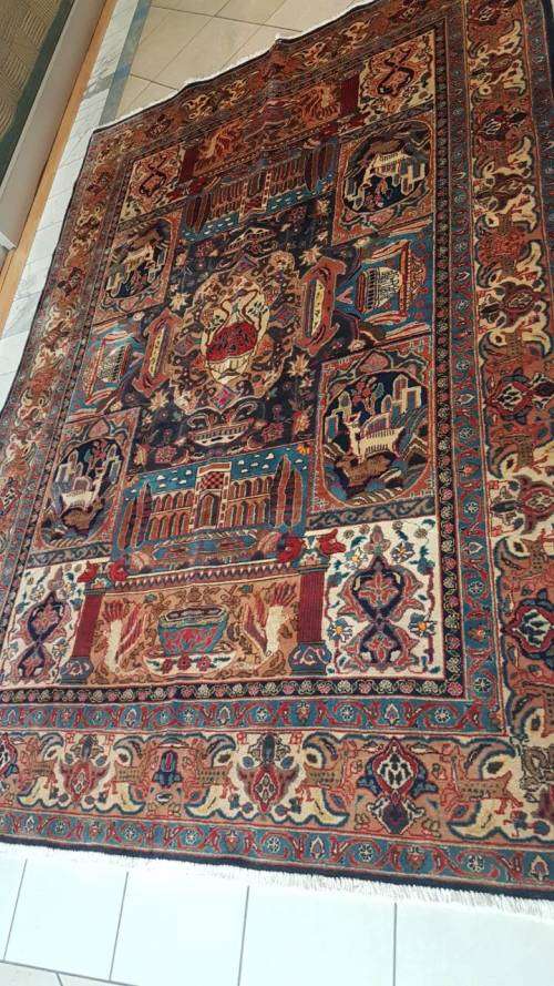 PERSIAN CARPET KASHMAR HISTORICAL DESIGN 3m x 2m HAND KNOTTED (WITH CERTIFICATE)
