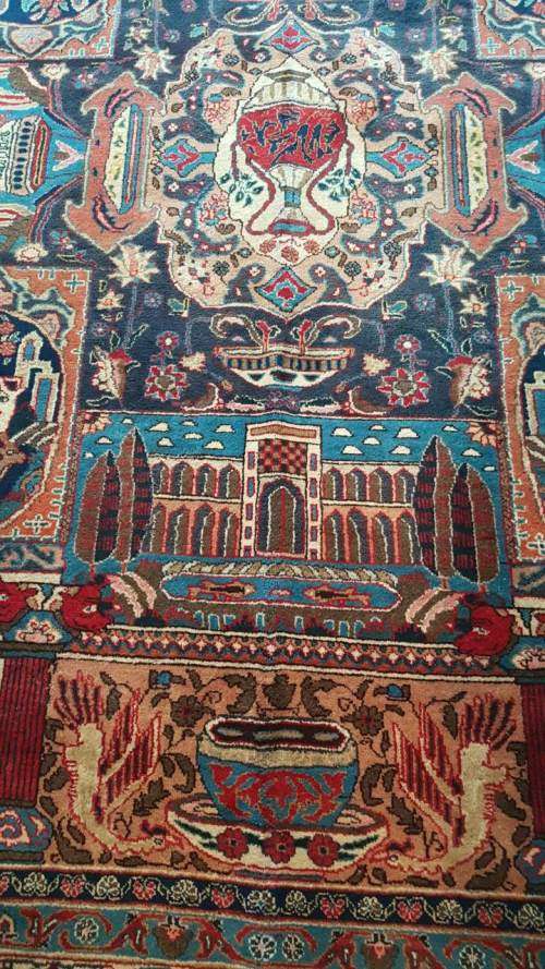 PERSIAN CARPET KASHMAR HISTORICAL DESIGN 3m x 2m HAND KNOTTED (WITH CERTIFICATE)