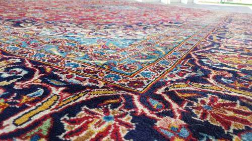 Persian carpet kashan 432cm x 282cm hand knotted (with certificate)