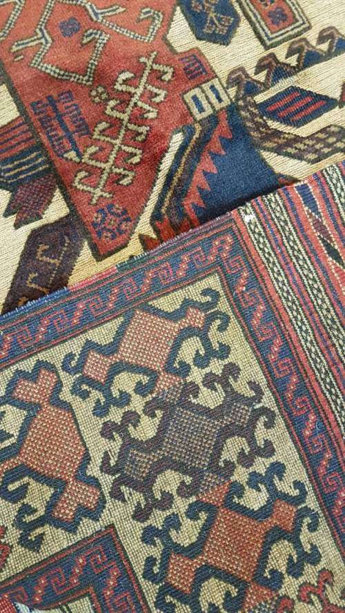 AFGHAN TAIMANI 190CM X 120CM HAND KNOTTED (WITH CERTIFICATE)