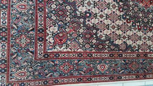 persian rug moot 308cm x 210cm hand woven (with certificate)