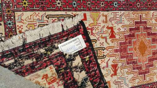 PERSIAN KELIM SILK RUNNER 292cm x 70cm HAND WOVEN (with certificate)