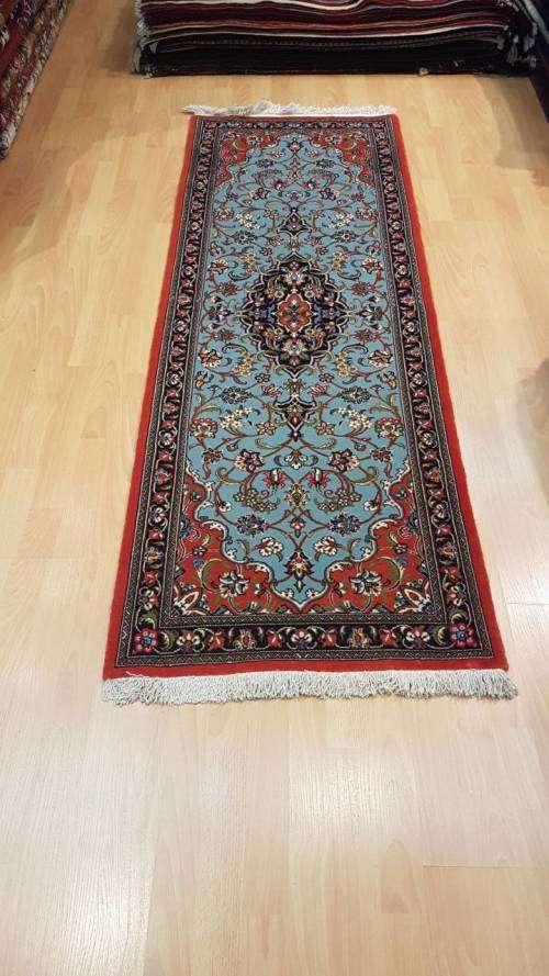 Persian Qom Carpet 195cm x 68cm Hand knotted