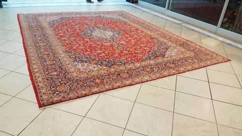 Persian Kashan Carpet 395cm x 205cm Hand Knotted (with certificate)