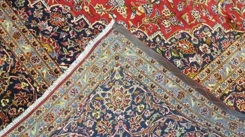 Persian Kashan Carpet 395cm x 205cm Hand Knotted (with certificate)