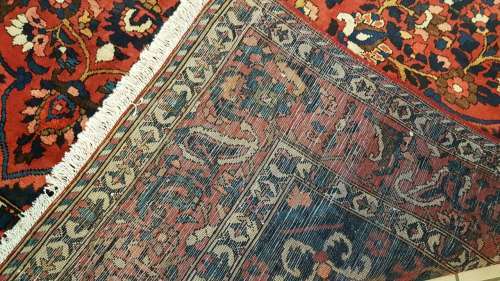 Persian Bakhtiary Carpet 310cm x 210cm hand knotted (with certificate)