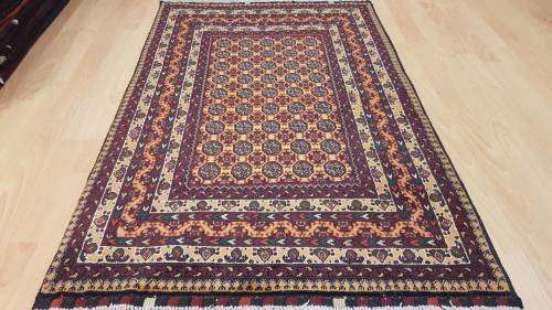 Persian Afghan Koja Roshna 124cm x 80cm Hand Knotted