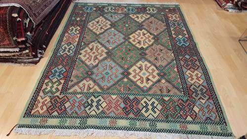 Persian Afghan Kilim Soumak 200cm x 150cm Hand Knotted