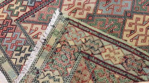 Persian Afghan Kilim Soumak 200cm x 150cm Hand Knotted