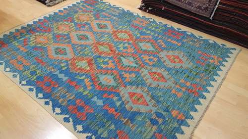 Afghan kilim 200cm x 154cm Hand Knotted
