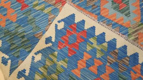 Afghan kilim 200cm x 154cm Hand Knotted