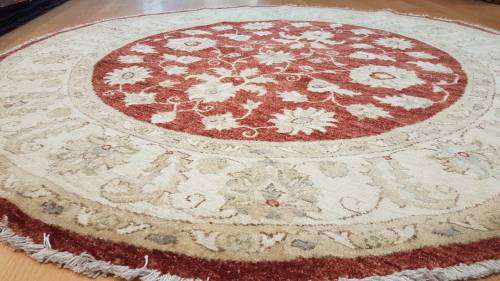 Persian Afghan Chobi Carpet 150cm x 150cm (Round) Hand Knotted