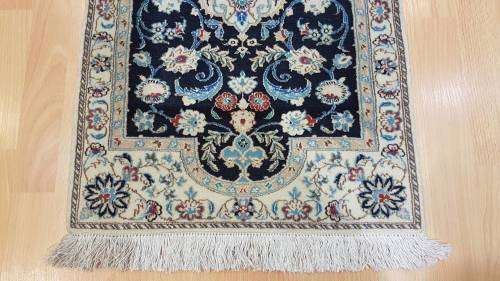 Very Fine Persian Naien Carpet (6 LA) 147cm x 48cm Hand Knotted