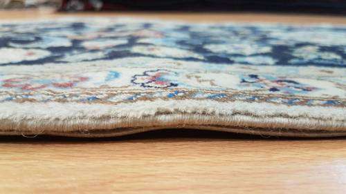 Very Fine Persian Naien Carpet (6 LA) 147cm x 48cm Hand Knotted