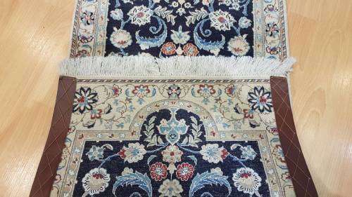 Very Fine Persian Naien Carpet (6 LA) 147cm x 48cm Hand Knotted
