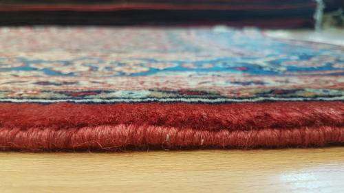 Persian Moud Carpet 223cm x 137cm Hand Knotted (with certificate)