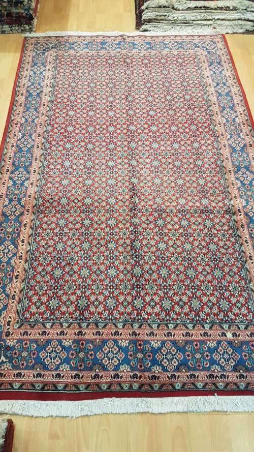 Persian Moud Carpet 223cm x 137cm Hand Knotted (with certificate)