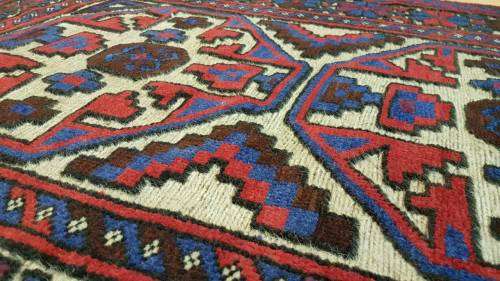Persian Afghan Taimani Kilim&Carpet Mixture 135cm x 80cm Hand Knotted (with certificate)