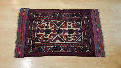 Persian Afghan Taimani Kilim&Carpet Mixture 135cm x 80cm Hand Knotted (with certificate)