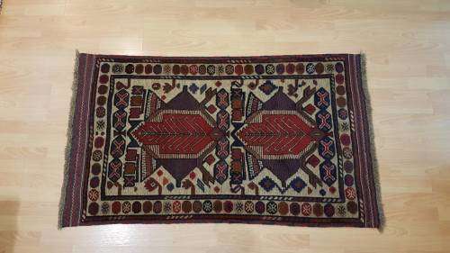 Persian Afghan Taimani Kilim&Carpet Mixture 150cm x 90cm Hand Knotted (with certificate)