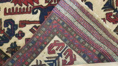 Persian Afghan Taimani Kilim&Carpet Mixture 125cm x 88cm Hand Knotted (with certificate)