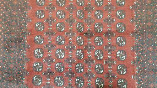 SPECIAL OFFER!!! Persian Red Afghan Carpet 285cm x 202cm Hand Knotted