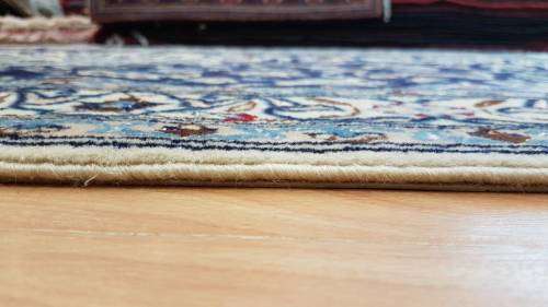 Persian Naien Carpet 211cm x 126cm Hand Knotted