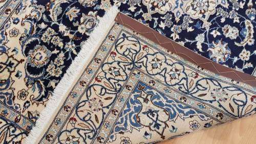 Persian Naien Carpet 211cm x 126cm Hand Knotted