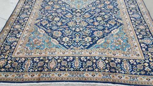 Persian Kashan Carpet 406cm x 288cm Hand Knotted