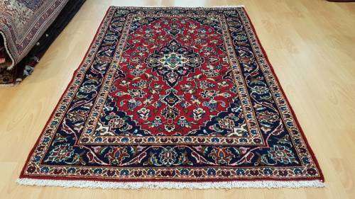Persian Kashan Carpet 152cm x 102cm Hand Knotted