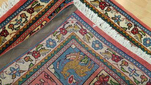 Very Fine Persian Bakhtiary Carpet 68cm x 69cm Hand Knotted