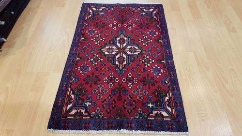 Persian Joshegan Carpet 97cm x 60cm Hand Knotted