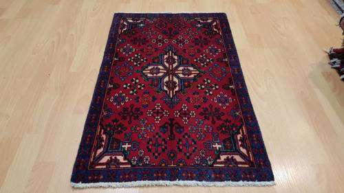 Persian Joshegan Carpet 97cm x 60cm Hand Knotted