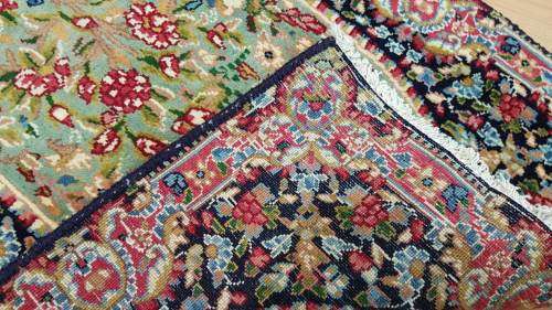 Persian kerman Carpet 90cm x 60cm Hand Knotted