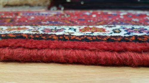 Persian Abadeh Carpet 124cm x 80cm Hand Knotted