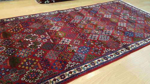 Persian Joshegan Carpet 183cm x 93cm Hand Knotted