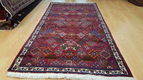 Persian Joshegan Carpet 183cm x 93cm Hand Knotted