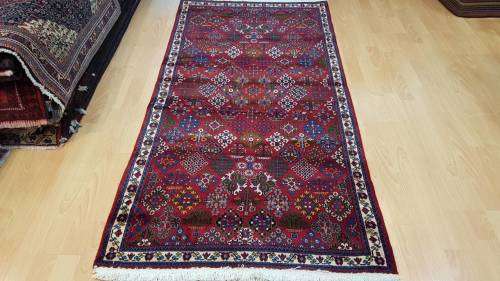 Persian Joshegan Carpet 183cm x 93cm Hand Knotted