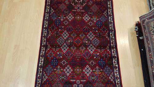 Persian Joshegan Carpet 183cm x 93cm Hand Knotted