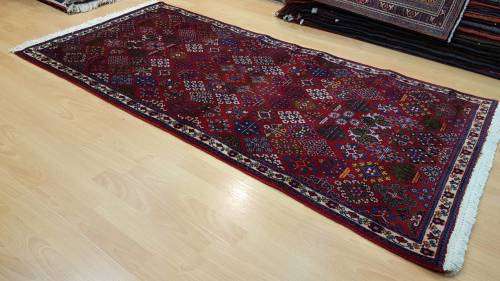 Persian Joshegan Carpet 183cm x 93cm Hand Knotted