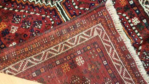 Persian Shiraz Carpet Runner 290cm x 80cm Hand Knotted